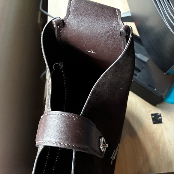 Coach Espresso Suede Crossbody Bag - Picture 11 of 14